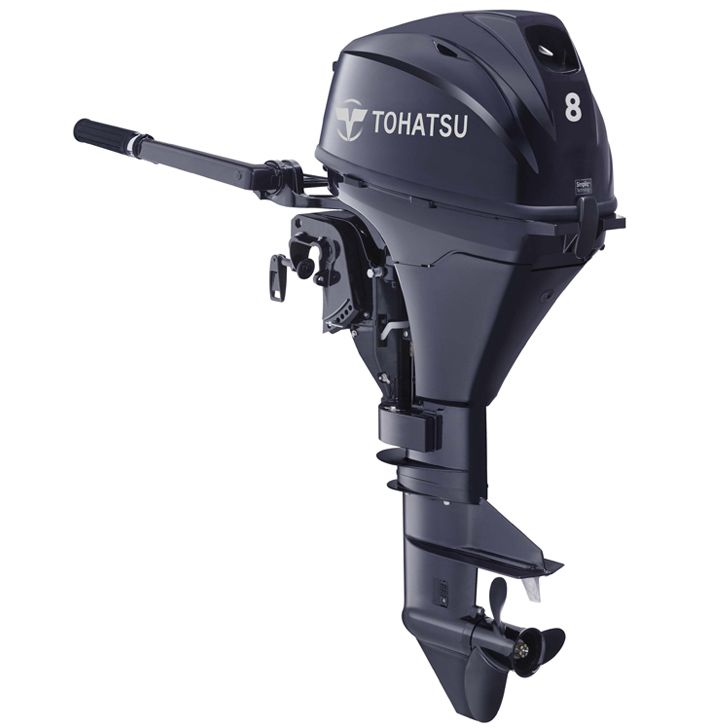 Tohatsu 8, 10hp outboard, new tohatsu outboard, best for inland waterways, river cruiser engine